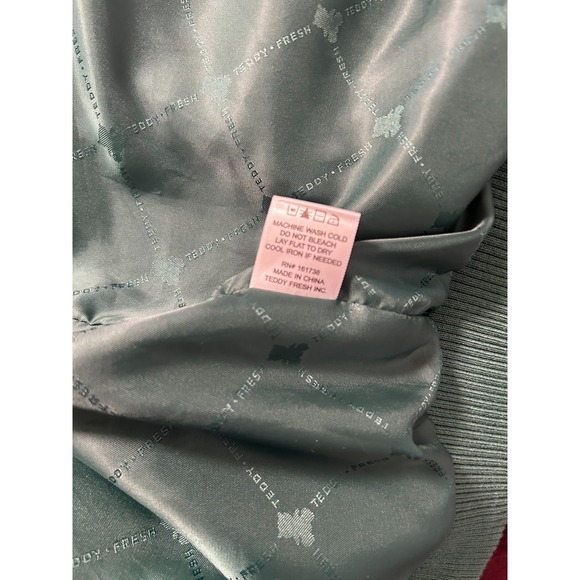 Teddy Fresh Grandpa Jacket Patchwork Plaid Size Small Pocket Multi Color EUC - Picture 8 of 13